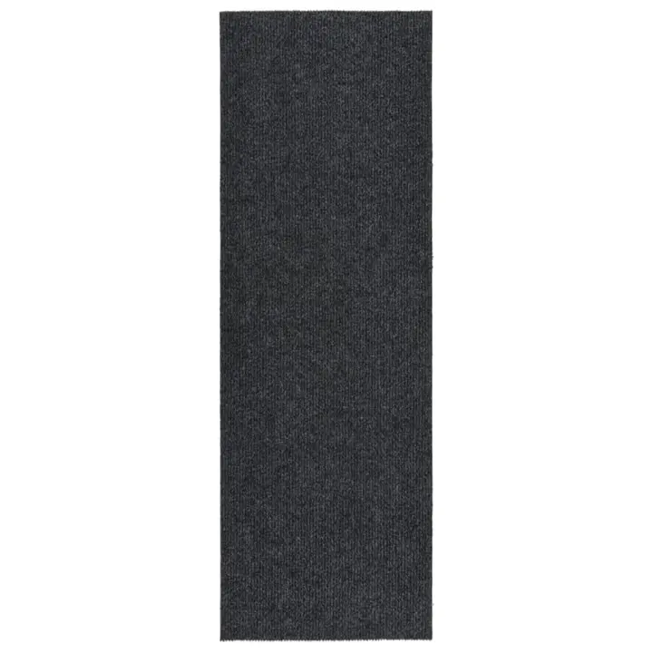 vidaXL Alfombra de pasillo atrapa suciedad 100x300 cm Color Antracita,  Gris,  y mas Alfombras de área  Alfombra de Piso para Sala de Estar Dormitorio Habitación Salón - 1