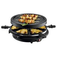 Raclette y plancha DH 800W, 6 comensales, 230V - Versátil parrilla eléctrica para asar carnes y verduras - details 0