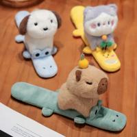 Capybara Slap Snap Wrap Muñequera De Peluche Divertida Para Mano Regalo Creativo Y Divertido Juguete De Perro Gato Kawaii - details 7