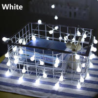 Luces De Cadena De Bolas LED 13M Para Exterior Luces De Navidad Guirnalda De Lámparas De Jardín Decoración De Fiesta Y Boda Color Calido Y Frío Incluye Bombillas - details 5