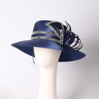 Sombrero De Encaje Blanco Elegante Para Mujer Con Lazo Satinado Para Boda Y Occasiones Formales Sombrero De Iglesia Derby - details 15