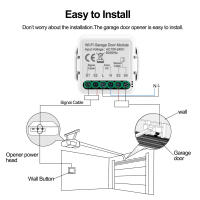 Controlador De Puerta De Garaje Inteligente Tuya WiFi Compatible Con Alexa Y Google Home Para Control Remoto Por APP Y Voz - details 9
