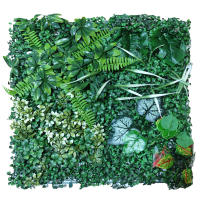 SZ Plancha Alfombra de Césped Artificial 60 * 40cm ~ 50x50 CM Jardín Vertical Decoración Interior Pared Hierba - details 16