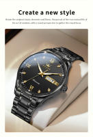 Reloj Mecánico OLEVS 9955 Original Acero Inoxidable Resistente Al Agua Luminoso Calendario De Negocios Lujo Reloj De Muñeca Automático - details 9
