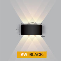 Lámpara De Pared Nórdica LED De Aluminio Para Interior Y Exterior IP65 Blanca Y Negra Moderna Para Pasillos Escaleras Dormitorio Baño Iluminación Diaria - details 7
