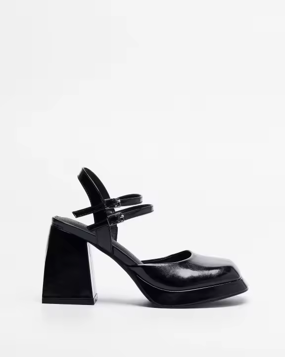 MIM Suma Zapatos de tacón para mujer negros en cuero sintético 9389160038730 - 1