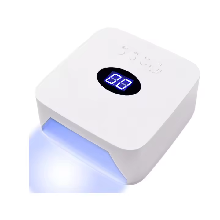 Lámpara De Uñas LED UV Sin Cable 54W Recargable Con Pantalla Digital Inteligente Para Secado De Esmalte De Uñas Herramientas De Manicura Para Salón Y Hogar - 1