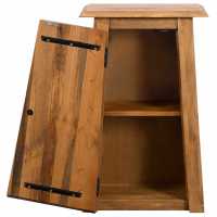 vidaXL Mueble de pared para baño madera maciza de pino 42x23x70 cm - details 3