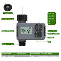 Timer De Riego Automático Para Jardín Con 2 Salidas Sistema De Riego De Infiltración Programable Inteligente LCD Herramienta De Riego - details 14