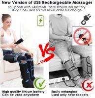 Masajeador De Piernas Con Presión De Aire Para Relajación Muscular Y Drains Líquidos 360° Promueve La Circulación Sanguínea - details 10