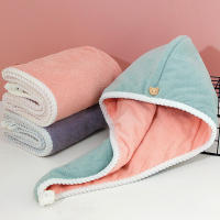 Bolera De Secado De Pelo De Doble Capa Coral Velvet Super Absorbente Toalla De Secado Rápido Para Ducha Capa Suave - details 9