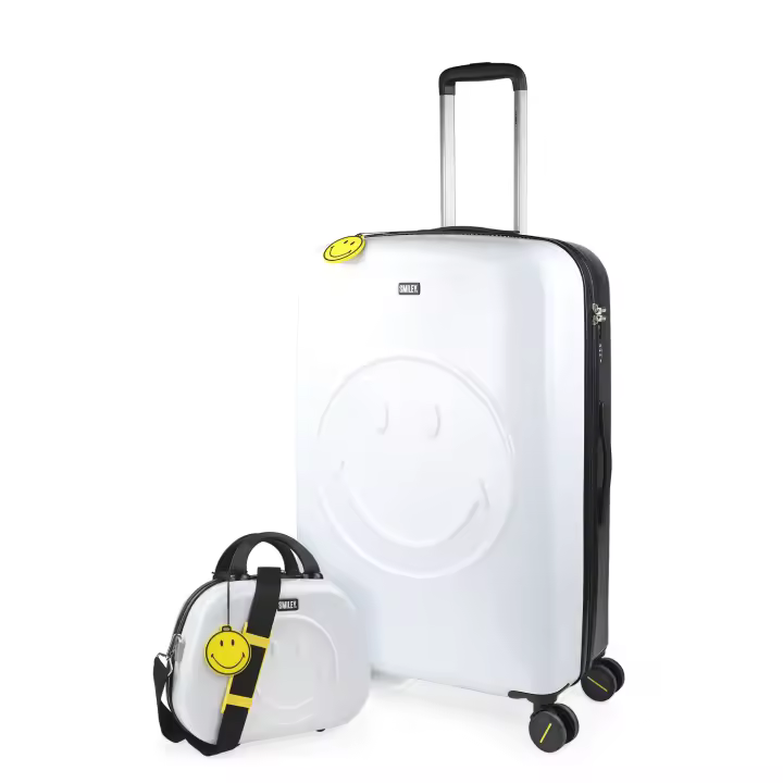Smiley Originals - Maleta Grande De Viaje Y Neceser Rígido Smiley Original 180170B - 1