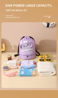 Bolsa De Baño De Natación Cartoon Gran Capacidad Para Fitness Bolsa De Lavado Separación Seco-Húmedo Almacenamiento De Ducha Portátil Para Niños - details 5