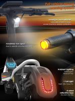 Scooter Eléctrico Plegable Kukirin A1, Motor de 800W, Batería de 48V 13Ah, Neumático de Vacío de 10 pulgadas, Velocidad Máxima de 45 km/h, Autonomía de 45 km, Freno de Disco Delantero y Trasero, Amortiguación Delantera y Trasera - details 11