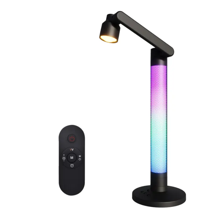 Lámpara De Escritorio Inteligente Tuya APP Protección Ocular Luz Nocturna LED Rotativa WiFi Lámpara De Lectura Para Mesa Y Cama - 1