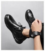 Zapatos De Seguridad Para Hombre Indestructibles Con Punta De Acero Protección Contra Punzadas Botas De Trabajo Resistentes Al Agua Material Superior De Cuero Microfibra - details 10