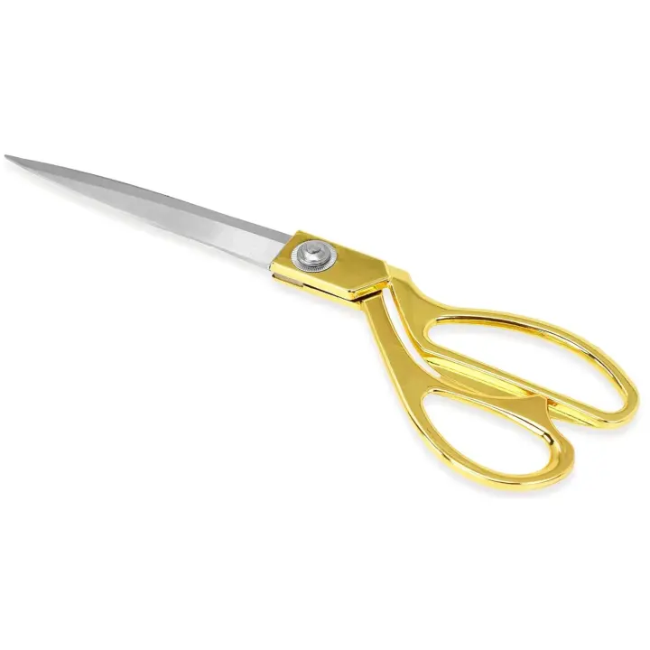 Tijeras Doradas para costura: Tijeras Resistentes con Hoja de Acero Inoxidable, Ideales para Costura de Tela - 1