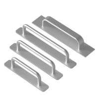 Manija De Puerta Sin Perforar De Aluminio Para Armario De Cocina Adhesiva Para Inodoro Y Ventanas Sliding Knobs Accesorios De Muebles Hardware - details 17