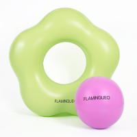 Flamingueo Flotador Gigante Flor Colchoneta Piscina Flotadores Gigantes Hinchables Para Piscina Colchoneta Playa Flotador Piscina 110 x 110 x 27 cm - details 1
