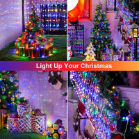 Cadena De Luces Solares Impermeable Para Exterior Con Hilo De Cobre 8 Modos Luz De Cuento Ideal Para Jardín Navidad - details 13