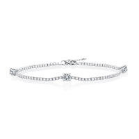 Pulsera De Plata Esterlina 925 Con Moissanita De 1.5 Carrats Decoración Casual De Lujo Para Dama Diseño De Alta Gama - details 2