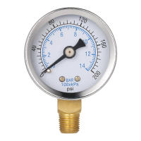 Medidor De Presión De Agua Para Filtro De Piscina 40mm 0~200psi 0~14bar Con Hilo 1/8" NPT Gástrico Hidráulico Manómetro - details 4