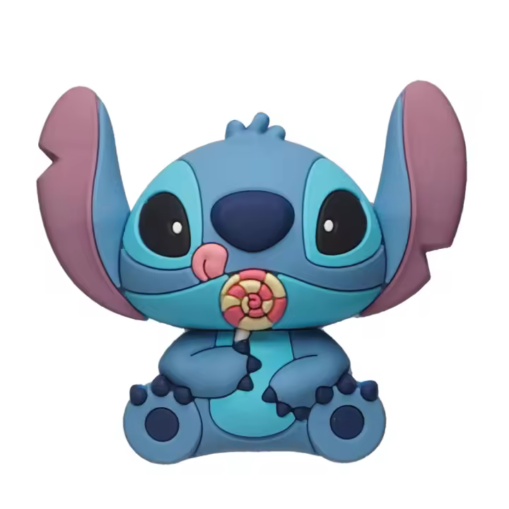 IMÁN 3D STITCH CON PIRULETA 4CM - 1