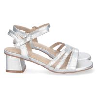 PuntoSalao Sandalias Plateadas de Tacón Bajo Cómodo Pala de Tiras Mujer YG621 sandalias de fiesta - details 0