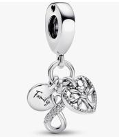 Pandora Moments - Colgante de Plata de Ley con circonitas cúbitas transparentes (only Colgante, no Hanlian) - details 7