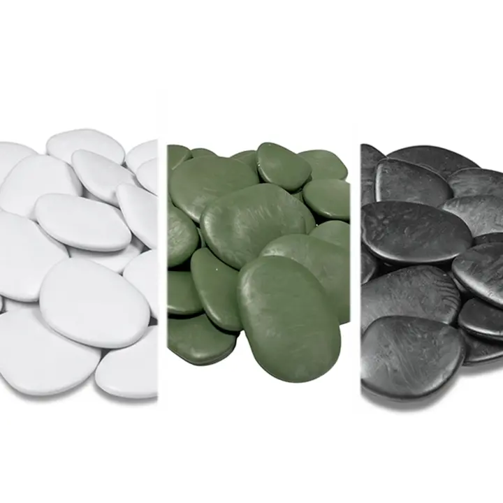 Piedras decorativas de plástico reciclado grandes para acuarios, terrarios, macetas, jardines o modelismo, están hechas de plástico reciclado y son resistente a rayos UVA y Anti Moho. TERAPLAST - 1