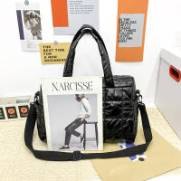 Bolso De Hombro Yogodlns De Lujo Espacio Padded Capacidad Grande Impermeable Nylon Para Viaje Bolso Cruzado De Poliéster Lining Para Mujer - details 25