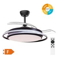 Ventilador DC de Techo LED Garsaco Bauala 107 CM, 3 Tipos de Luz, Control Remoto, Negro - details 1