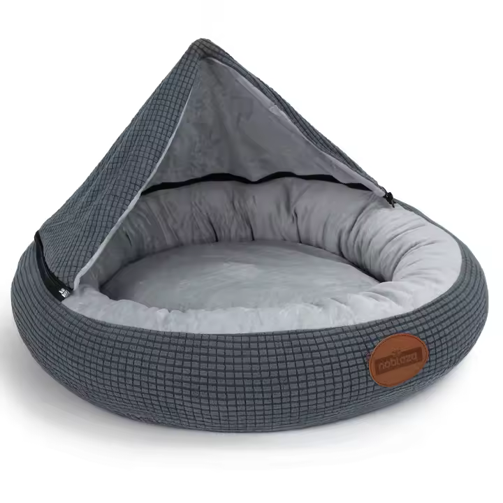 Nobleza - Cama Perro con Manta, Cama Perros Pequeños Lavable, Cama Gato con Cubierta de Cueva - 1