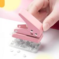 Pegatina De Agujero Individual Mini Para Papel Y Tarjetas Herramienta De Oficina Y Escuela Para Agujeros En Libros Y Cuadernos - details 3