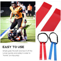 2 Sets De Suministros De Fútbol Y Rugby Para Niños Correa De Bola De Esponja Multifuncional Bandera De Cintura Para Juegos De Fútbol - details 7