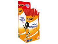 BIC CRISTAL FINE  ROJO - CAJA 50 UNIDADES - details 3