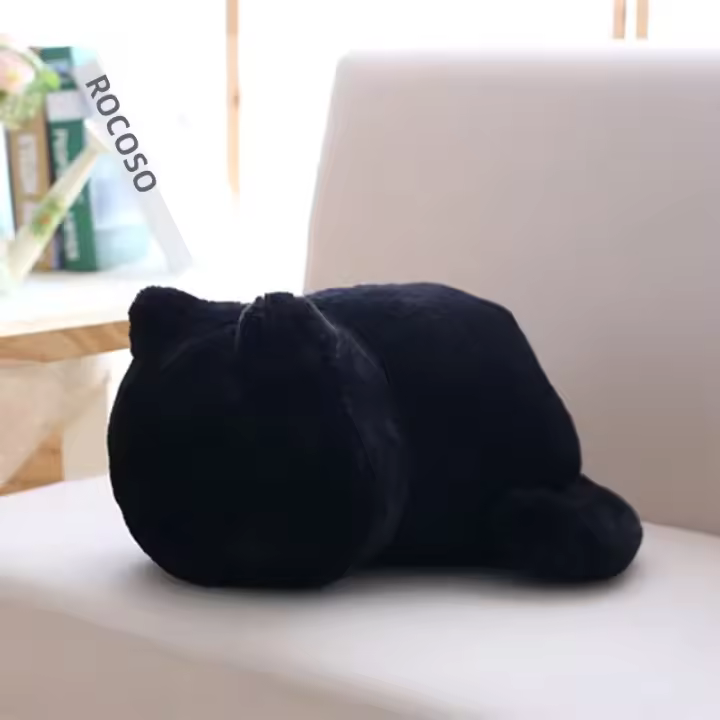 Nuevos Juguetes De Peluche Gato Huggable Muñecos Sombras Lindos Regalo Para Niños Decoración Suave De 3 Colores Animal De Peluche Para El Hogar - 1