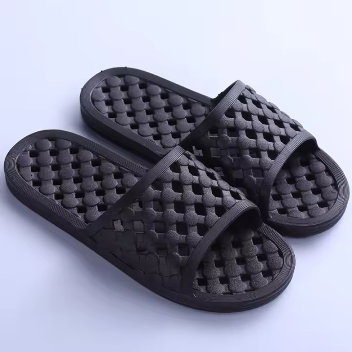 Chancletas De Baño Unisex Verano Interior Playa Antideslizantes Huecas Clog Sandalias De PVC EVA Para Hombre Y Mujer - 1