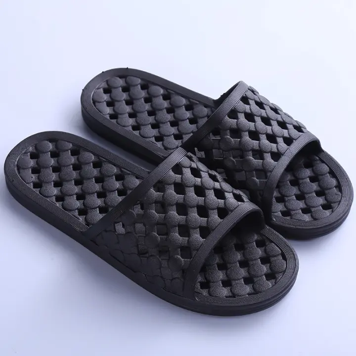Chancletas De Baño Unisex Verano Interior Playa Antideslizantes Huecas Clog Sandalias De PVC EVA Para Hombre Y Mujer - 1
