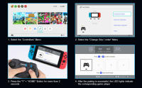 ECHTPower Controlador Switch Pro, 【Actualizado】 Controlador de interruptor remoto con turbo, hasta 20 horas de duración de uso de la batería, giroscopio de 6 ejes, controlador inalámbrico Pro para Nintendo Switch/Switch Lite/Switch OLED - details 2