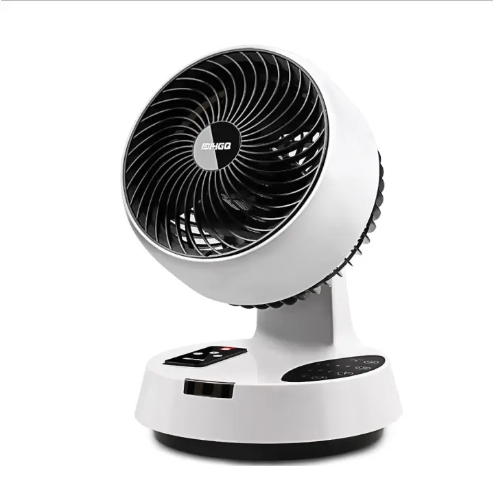 Ventilador de Mesa,Ventilador de Escritorio con Control Remoto y Temporizador,Ventilador Silencioso de Oscilación Circulador de Aire Ventilador de Sobremesa con 3 Velocidades para Hogar,Oficina - 1