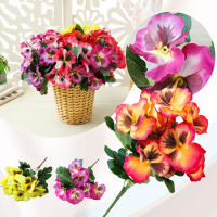 10 Cabezas De Margarita Artificial 26cm Bouquet Para Boda Fiesta Hogar Rama De Flores Artificiales Material COTON - details 0