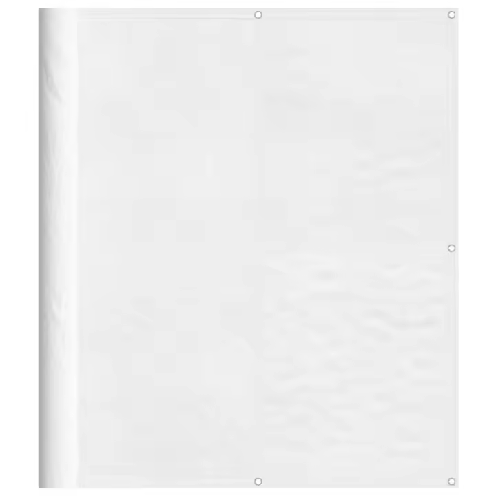 Pantalla de Balcón 100% poliéster Oxford Blanco 120x700 cm - 1