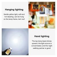 Linterna Portátil LED Recargable Super Brillante Para Camping Y Trabajo Con 5 Modos De Iluminación Impermeable Para Exteriores - details 3