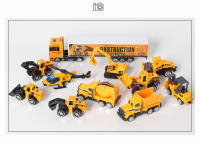 Camiones De Ingeniería De 12 En 1 Miniatura De Aleación Vehículo De Construcción Para Niños Juguetes De Cargador Y Excavadora Regalo Para Niños De 4 a 6 Años - details 10
