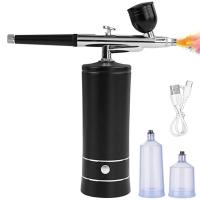 Pistola De Pulverización Inalámbrica Recargable Con Compresor Para Arte De Uñas Tatuaje Pintura De Pastel Y Belleza Facial JANGKLIFE Mini 0.3mm USB 1200mAh - details 15
