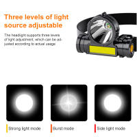 Linterna Frontal LED Potente Recargable USB Impermeable Para Acampar Pesca Y Mineraleslampara De Corbata Para Excursionismo Ciclismo Y Montañismo - details 28