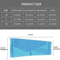 Protector De Pierna De Compresión Para Deportes Uso Outdoor Baloncesto Fútbol Montañismo Running Fitness Para Hombres Y Mujeres - details 0