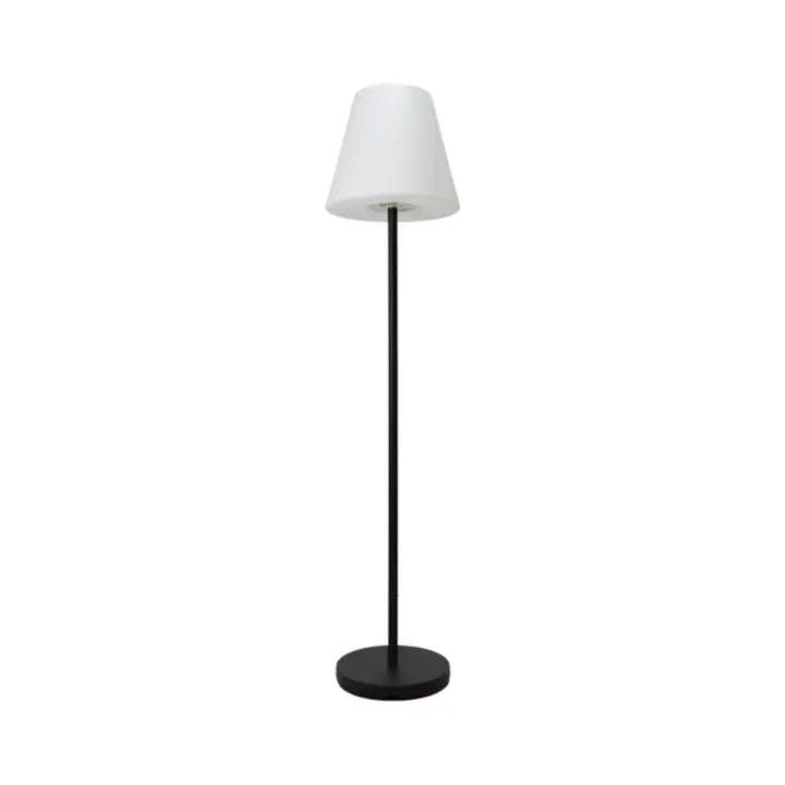 BEL AIR HOME Lámpara de Pie Biana Lumit Portátil LED RGB con USB + Mando Blanco Ø34x150 Cm - 1
