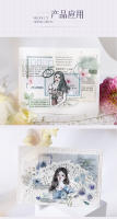 Yoofun 20pcs Etiquetas De Estación Con Pétalos Y Papel Washi Para Regalos Tarjetas De Diario Scrapbooking Decoración De Cuaderno - details 12